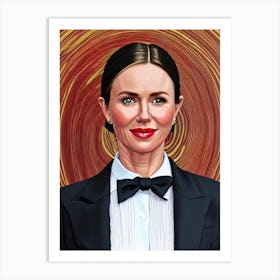 Naomi Watts Illustration Movies Art Print