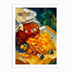 Honey Comb 2 Painting Art Print