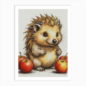 Hedgehog 15 Art Print