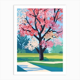 Cherry Blossom Tree Art Print