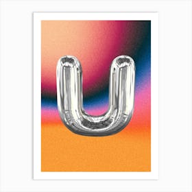 Chrome U Poster Art Print