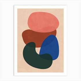 Abstract Shapes Nordic Art Print