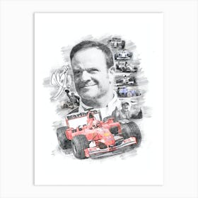 Rubens Barrichello Art Print