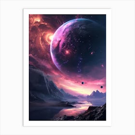 Space Wallpaper 20 Art Print