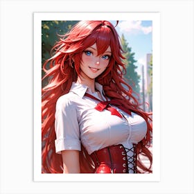 Rias Gremory Art Print