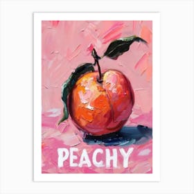 Peach Art Print