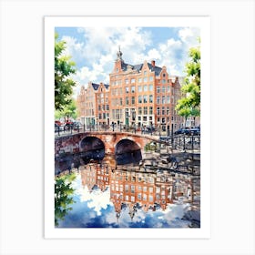 Amsterdam Canal Art Print