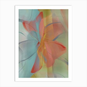 Summer Wind Abstract Art Print