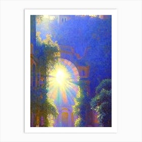 Villa D Este, Italy Classic Painting Art Print