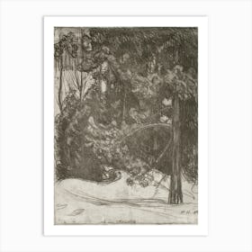 Winter Landscape (1909), Pekka Halonen Art Print