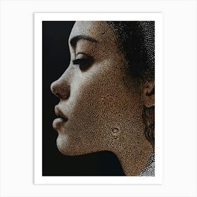 Portrait Of A Woman 45 Art Print