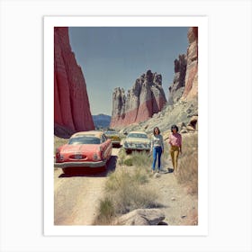 Vintage Vacation. Across the South-West Art Print