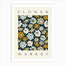 Flower Market Print 2 Art Print