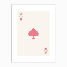 Ace Of Spades 2 Art Print