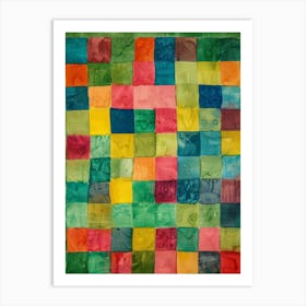 Squares 17 Art Print