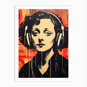 Edith Piaf (5) Art Print