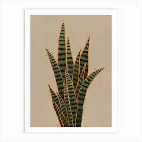 Snake Plant Art Print