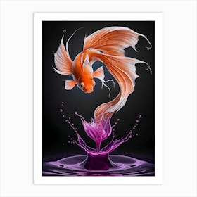 Koi Fish 24 Art Print