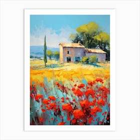 Poppies In The Field 3 Art Print