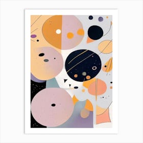 Astronomy Musted Pastels Space Art Print