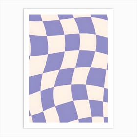 Checkered Pattern 1 Art Print