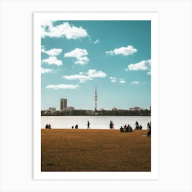 Hamburg Skyline Art Print