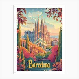 Barcelona Sagrada Familia Art Print