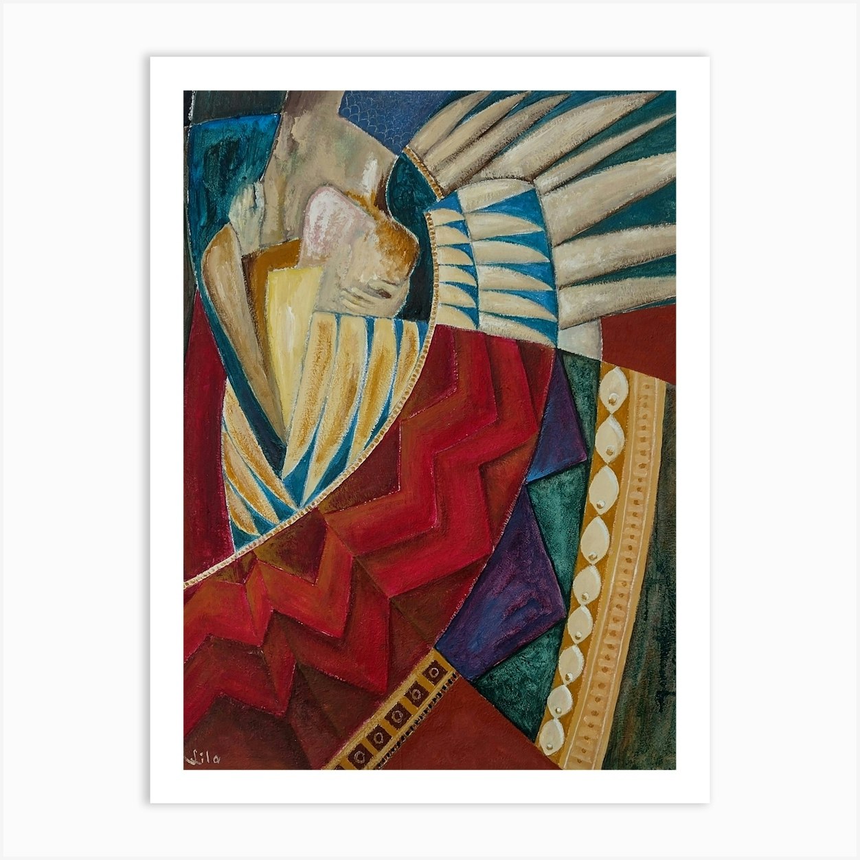 Eagle Art Print by Vibrant Expressions