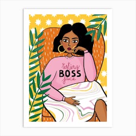 Boss Lady Maya Art Print