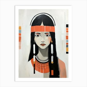 Boho Star Wanderers, Boho Art Style Art Print