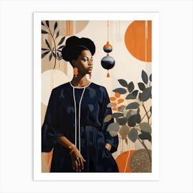 'Black Woman' 1 Art Print