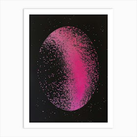 Pink Splatters Art Print