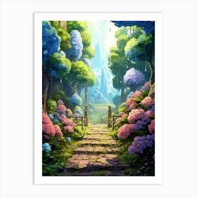 Path In The Forest Art Print