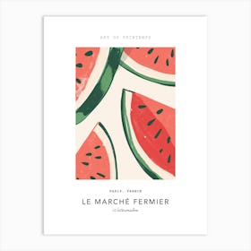 Watermelon Le Marche Fermier Poster 7 Art Print