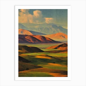 Namib Vintage Poster Art Print