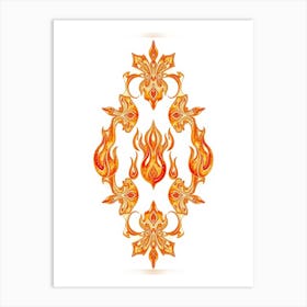 Thai Flames Art Print