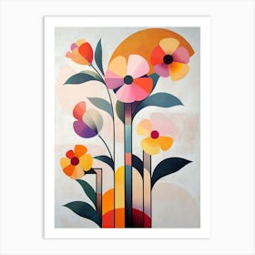 Flowers In A Vase 32 Art Print