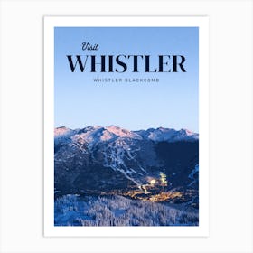 Whistler Whistler Blackcombs Art Print