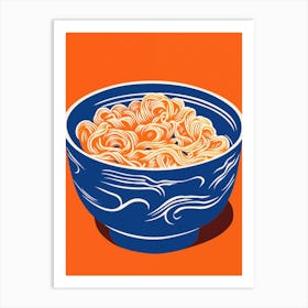 Bowl Of Noodles Art Print