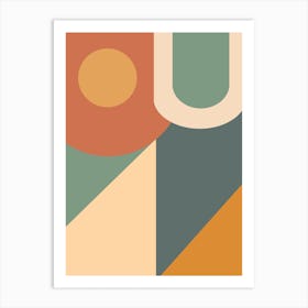 Geometric Abstract Morocco Art Print