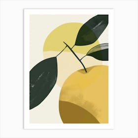 Apples Close Up Illustration 4 Art Print