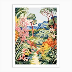 Harry P Leu Gardens Usa Modern Illustration 1 Art Print