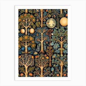 William Morris Tree Of Life 7 Art Print