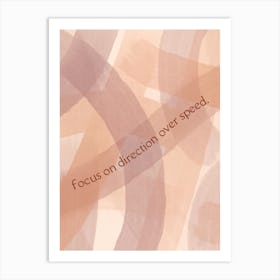 Focus On Direction Art Print