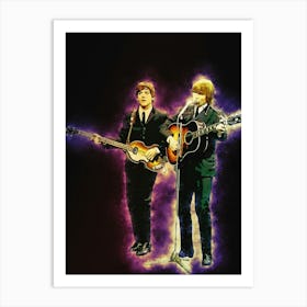 Spirit Paul Mccartney & John Lennon Art Print