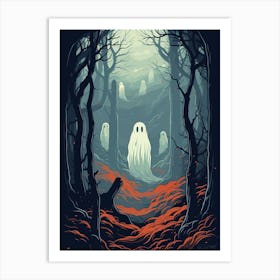 Ghosts In The Woods Art Print