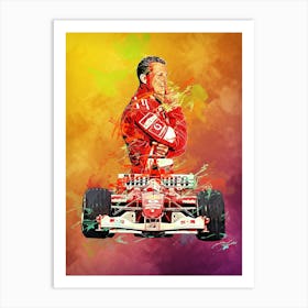 Michael Schumacher 1 Art Print