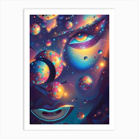 Psychedelic Art 64 Art Print