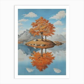 Tree In The Water 8 Art Print