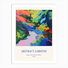 Colourful Gardens Niagara Parks Botanical Gardens Canada 2 Blue Poster Art Print